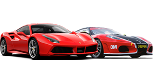 Ferrari 488 y Ferrari F430 Challenge