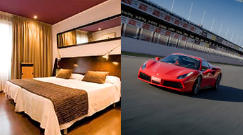 Hotel y experiencia conducir en circuito